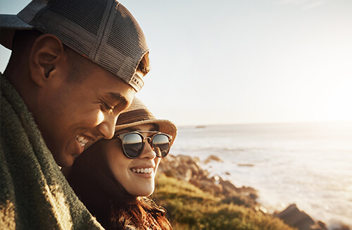 Couple on the beach