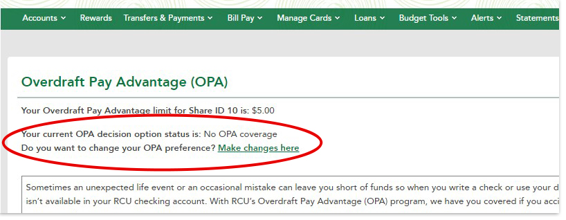 OPA Opt In